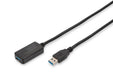 EAN 4016032326229 - Digitus DA-73104 cable USB USB 3.2 Gen 1 (3.1 Gen 1) 5 m USB A 5 Gbit/s Negro imagen 1