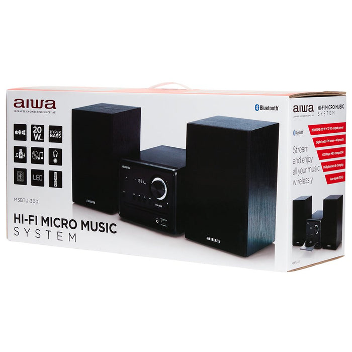 EAN 8435256896558 - Aiwa MSBTU-300 sistema de audio para el hogar Microcadena de música para uso doméstico 20 W Negro imagen 7