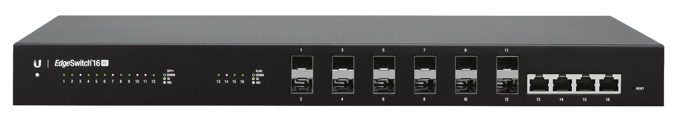 EAN 0810354024528 - Ubiquiti ES‑16‑XG Gestionado 10G Ethernet (100/1000/10000) 1U Negro imagen 1