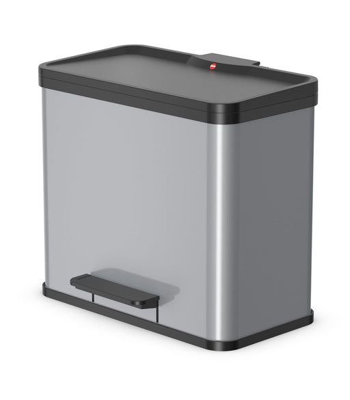 EAN 4007126016188 - Hailo ÖKO DUO PLUS L 26 L Rectangular Acero inoxidable Negro, Plata imagen 1