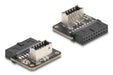 EAN 4043619672394 - DeLOCK 67239 cambiador de género para cable 19-pin USB USB Type-E Negro, Acero inoxidable imagen 1