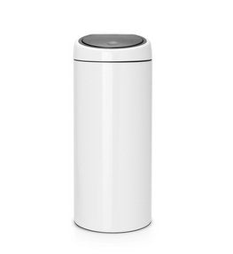 EAN 8710755115141 - Brabantia Touch Bin, 30L Alrededor Plástico, Acero inoxidable Blanco imagen 1