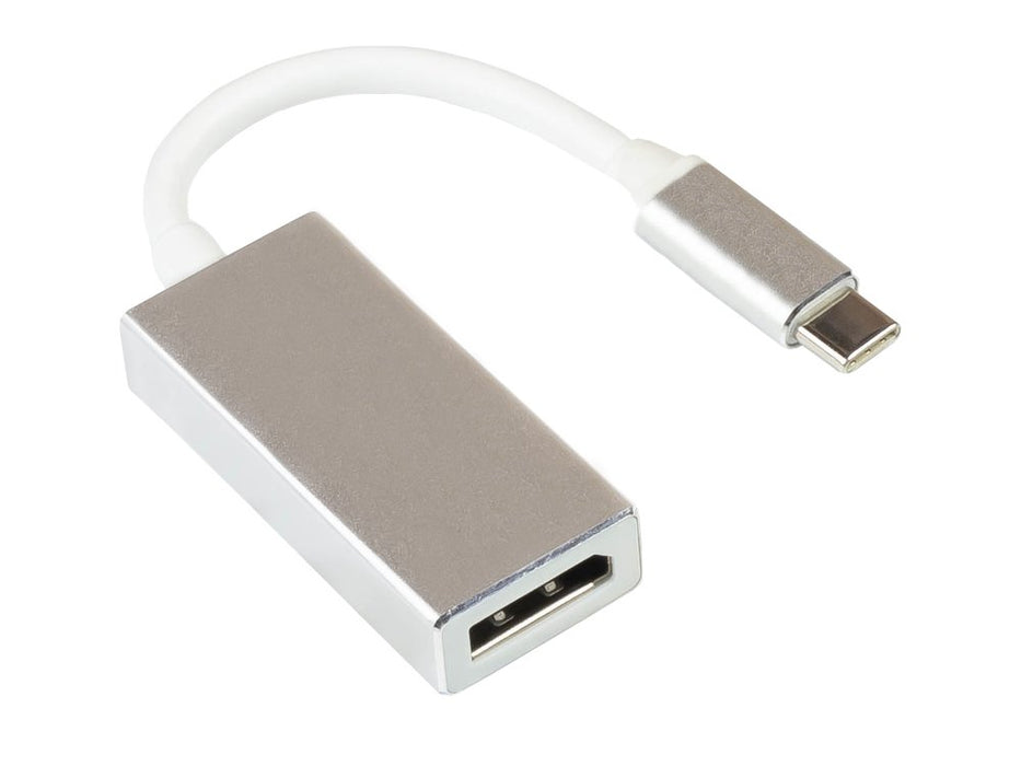 EAN 4014619309597 - Alcasa GC-M0257 adaptador de cable de vídeo 0,15 m USB Tipo C DisplayPort Plata imagen 1