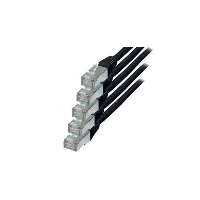 EAN 4017538063731 - S/CONN maximum connectivity cat.6 S/FTP 1 m cable de red Negro Cat6 S/FTP (S-STP) imagen 1