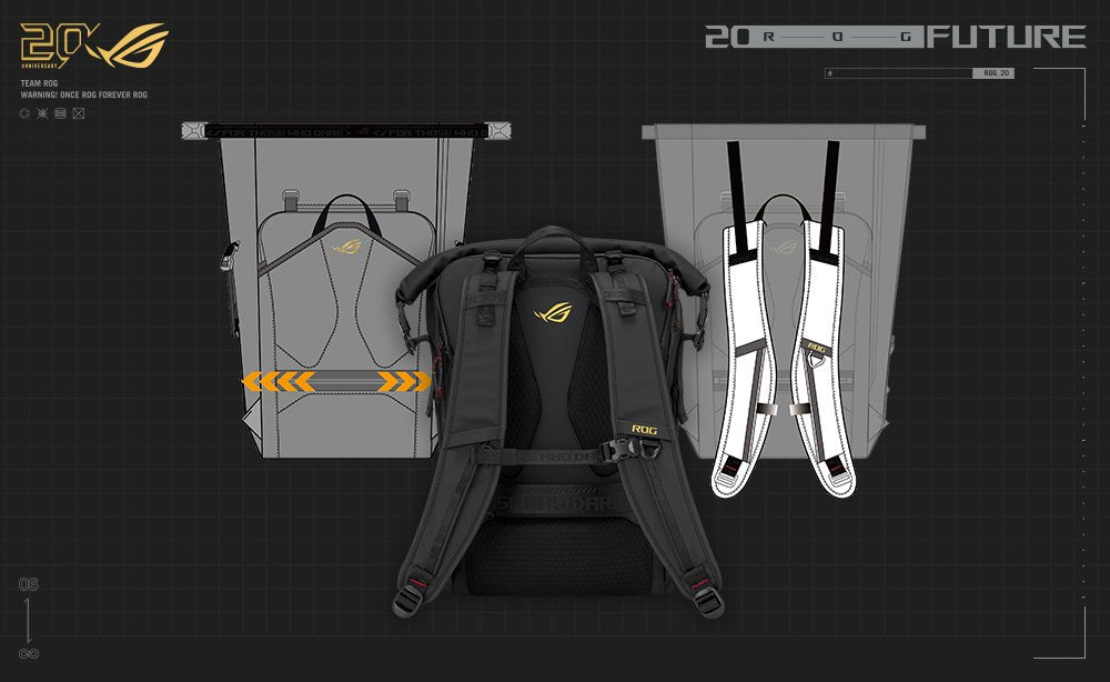 EAN 4711636593908 - ASUS ROG SLASH Backpack Edition 20 mochila Mochila enrollable Negro Poliéster, cuero PU imagen 15