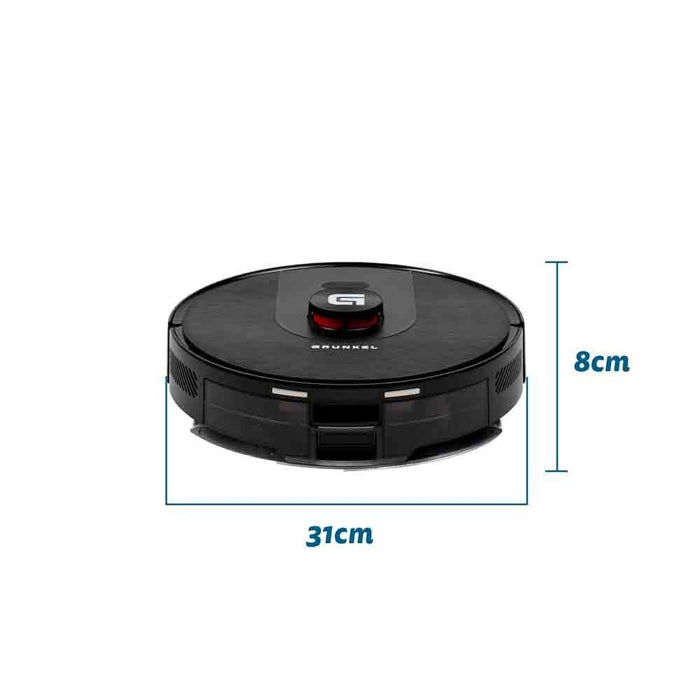 EAN 8426156018515 - Grunkel I-DANCERTURBOLASER aspiradora robotizada 0,25 L Negro imagen 10
