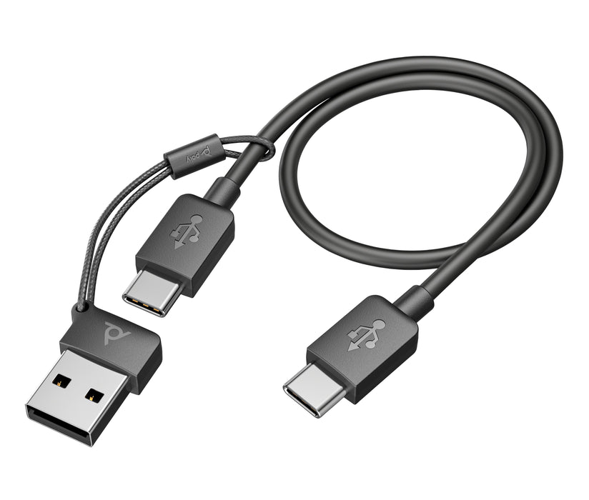 EAN 5715063735244 - HP Poly Voyager Focus 2 USB-C-C Headset +USB-C/A Adapter Inalámbrico Diadema Oficina/Centro de llamadas U imagen 7