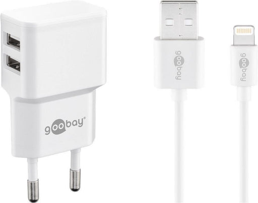 EAN 4040849449796 - Goobay 44979 cargador de dispositivo móvil Teléfono móvil, Smartphone Blanco Corriente alterna Interior imagen 1