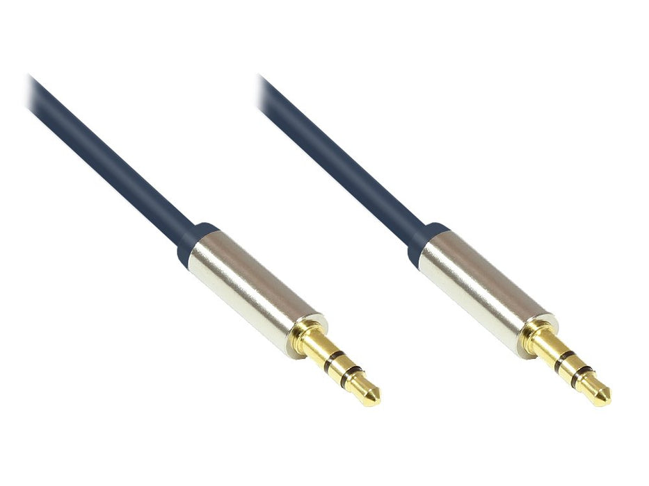 EAN 4014619718450 - Alcasa GC-M0038 cable de audio 0,5 m 3,5mm Azul imagen 1