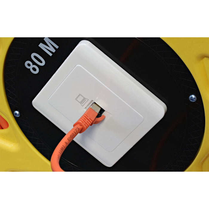 EAN 4043718271955 - InLine 78592 cable de red Naranja 80 m Cat6a S/FTP (S-STP) imagen 2