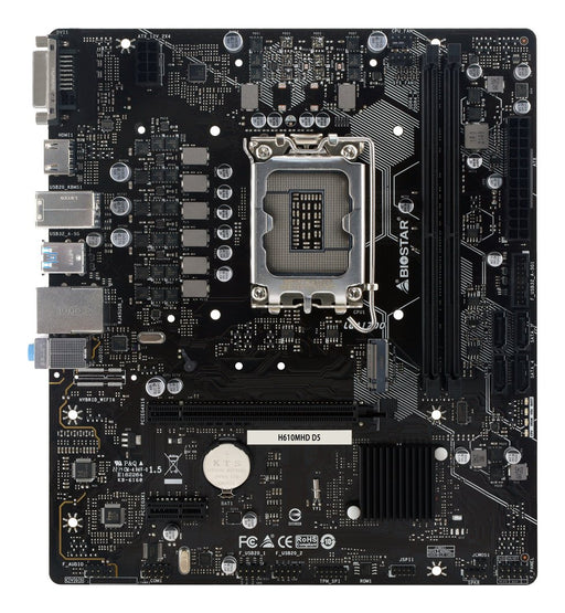 EAN 4712960687745 - Biostar H610MHD D5 placa base Intel H610 LGA 1700 micro ATX imagen 1