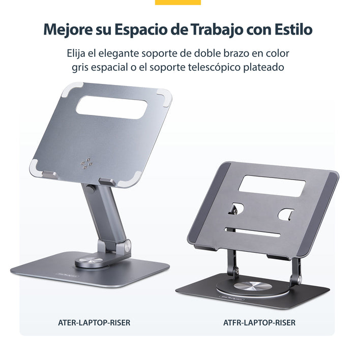 EAN 0065030904711 - StarTech.com ATFR-LAPTOP-RISER soporte para ordenador portátil Plata imagen 14