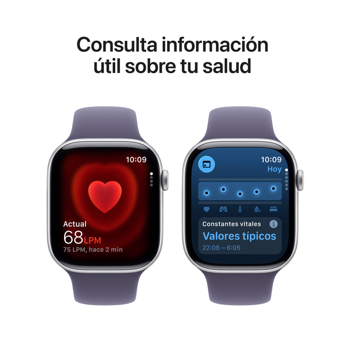 EAN 0195950477757 - Apple Watch Series 11 OLED 46 mm Digital 416 x 496 Pixeles Pantalla táctil 5G Plata Wifi GPS (satélite) imagen 5