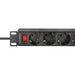 EAN 4052792046601 - LogiLink PDU4B01 unidad de distribución de energía (PDU) 4 salidas AC 1U Negro imagen 4