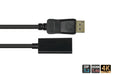 EAN 4014619603336 - Alcasa DP-AD08 adaptador de cable de vídeo 0,2 m DisplayPort HDMI Negro imagen 3