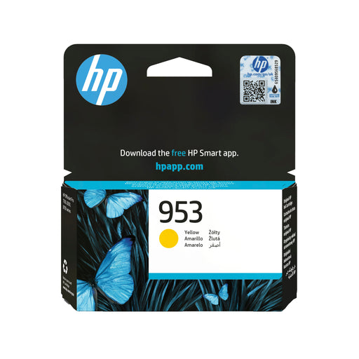 EAN 0725184104046 - HP 953 Yellow Original Ink Cartridge cartucho de tinta 1 pieza(s) Rendimiento estándar imagen 1