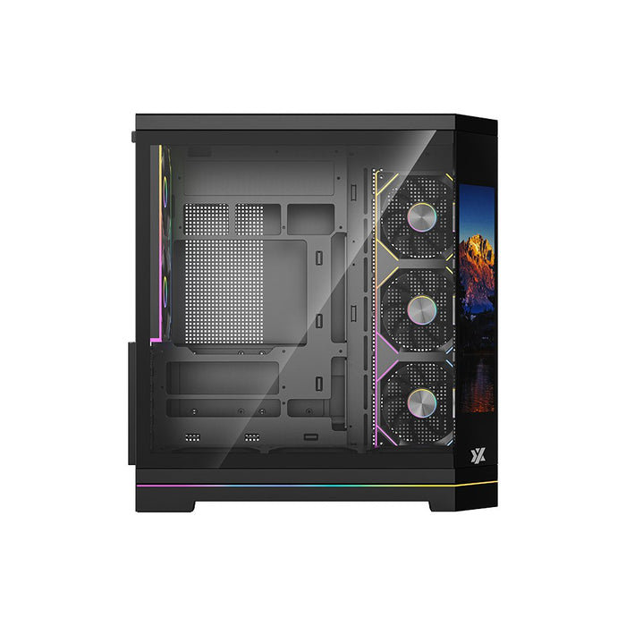 EAN 6978262011994 - XYZ Gabinete Neutrón X Pro, Midi-Tower, ATX/Micro-ATX/ITX, USB 3.0, sin Fuente, 5 Ventiladores Instalados imagen 5