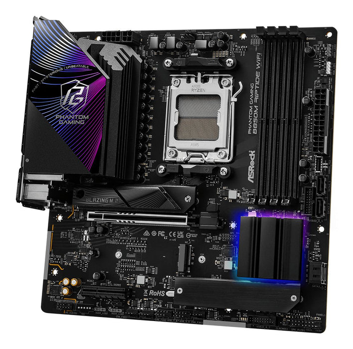 EAN 4711581490482 - Asrock Phantom Gaming B850M Riptide WiFi AMD B850 Zócalo AM5 micro ATX imagen 5