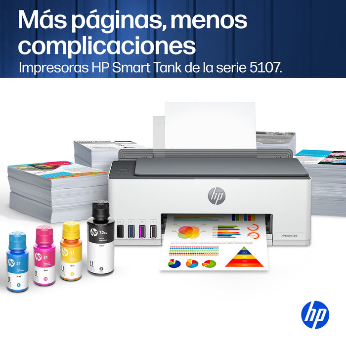 EAN 196786693908 - HP Smart Tank 5107 All-in-One Printer Inyección de tinta térmica A4 4800 x 1200 DPI 12 ppm Wifi imagen 8