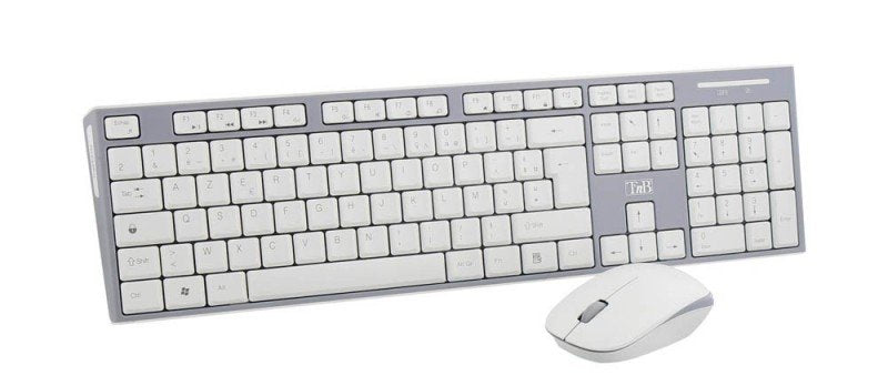 EAN 3303170081303 - T'nB KBSCGR teclado Ratón incluido Universal RF inalámbrico AZERTY Francés Gris imagen 1