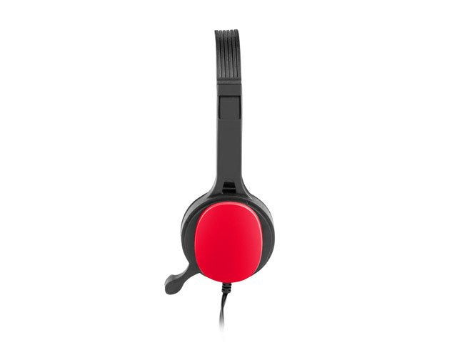 EAN 5901969411904 - uGo USL-1222 auricular y casco Auriculares Alámbrico Diadema Negro, Rojo imagen 1