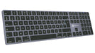 EAN 5707795021955 - Logickeyboard Titan FR Mac teclado Hogar USB + Bluetooth AZERTY Francés Titanio imagen 4