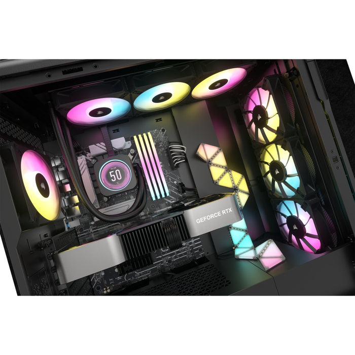 EAN 840006694205 - Corsair iCUE H150i ELITE LCD XT Procesador Sistema de refrigeración líquida todo en uno 12 cm Negro 1 piez imagen 7