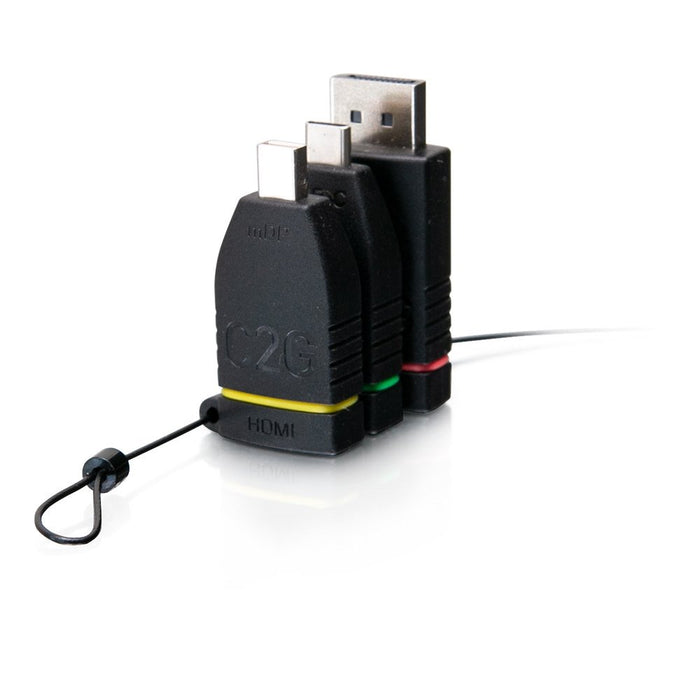 EAN 757120298786 - C2G 29878 cambiador de género para cable 3x HDMI Mini DisplayPort, DisplayPort, USB C Negro imagen 4