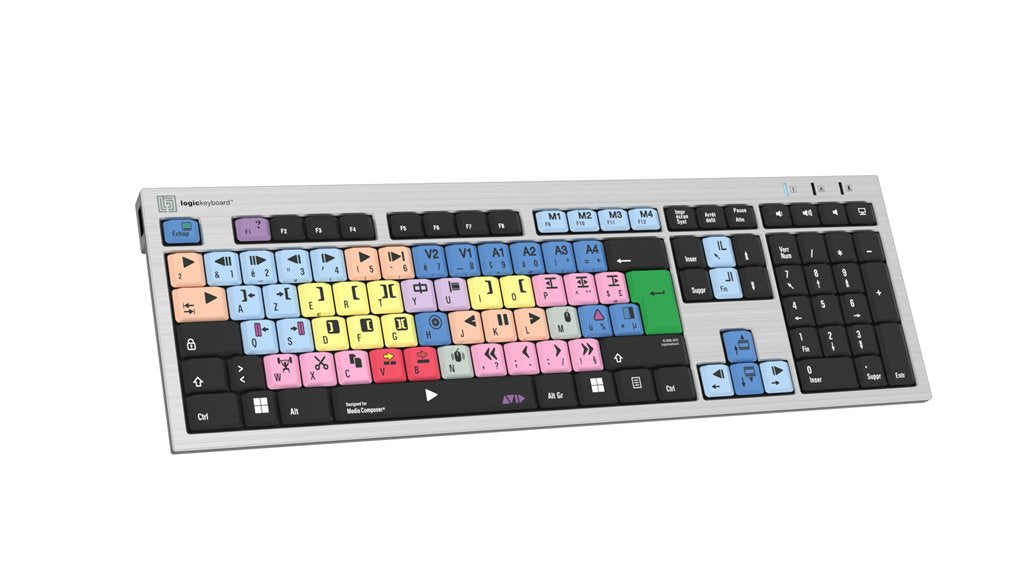 EAN 5707795006549 - Logickeyboard LKB-MCOM4-AJPU-FR teclado Universal USB AZERTY Francés Plata imagen 3