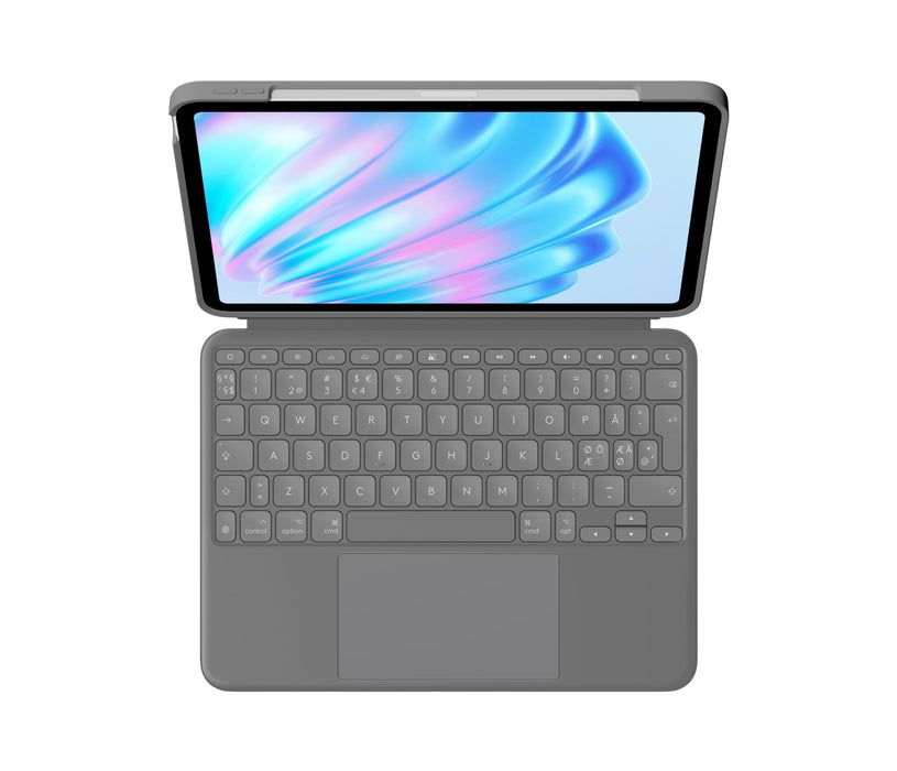 EAN 5099206121980 - Logitech Combo Touch QWERTY Danés, Finlandés, Noruego, Sueco Smart Connector Gris imagen 2
