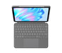 EAN 5099206121980 - Logitech Combo Touch QWERTY Danés, Finlandés, Noruego, Sueco Smart Connector Gris imagen 2