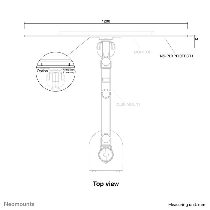 EAN 8717371448219 - Neomounts NS-PLXPROTECT1 mampara de protección 1 pieza(s) imagen 18