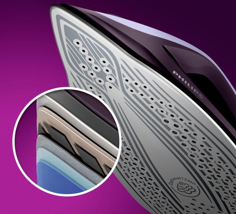 EAN 8720389001246 - Philips 7000 series PSG7050/30 estación plancha al vapor 2100 W 1,8 L Suela SteamGlide Elite Violeta imagen 8