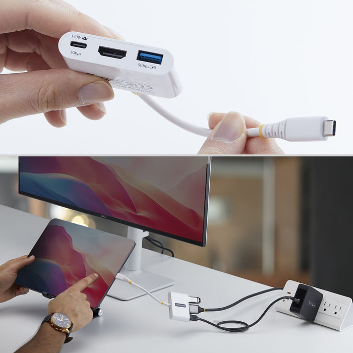 EAN 65030936866 - StarTech.com 168W-USBC-MULTIPORT base para portátil y replicador de puertos Alámbrico USB 3.2 Gen 1 (3.1 Ge imagen 4