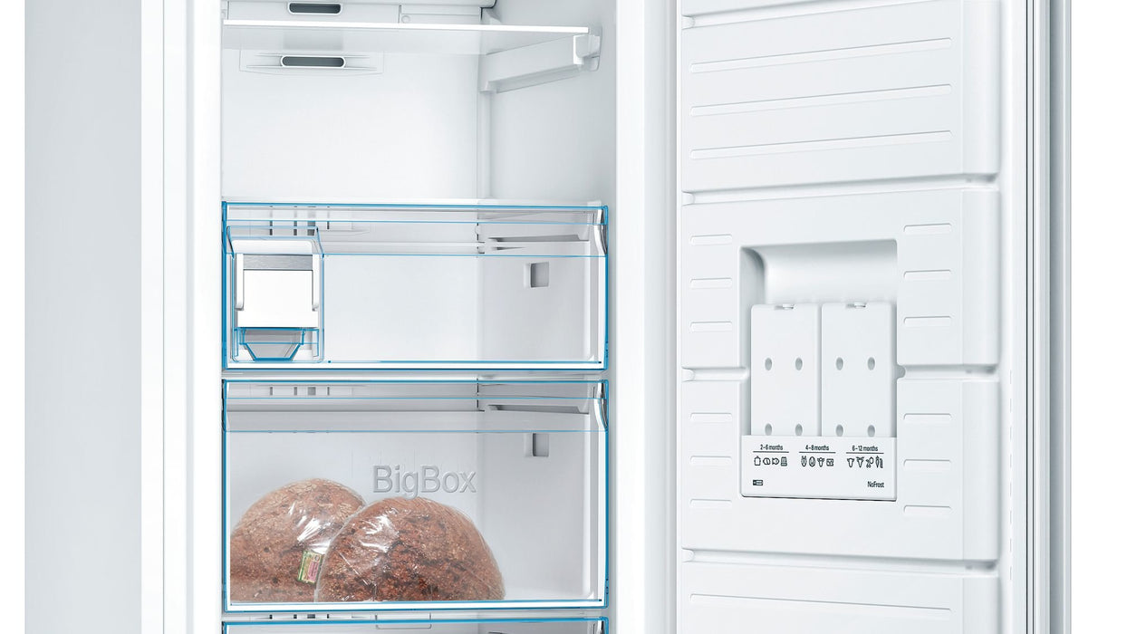 EAN 4242005191611 - Bosch Serie 6 GSN51DWDP congelador Congelador vertical Independiente 290 L Blanco imagen 2