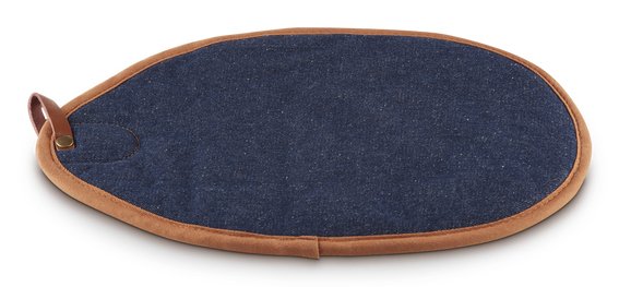 EAN 0630870261029 - Le Creuset 05.606.007.00019 manopla y guante para horno Agarrador de cocina 1 pieza(s) Azul Algodón imagen 4