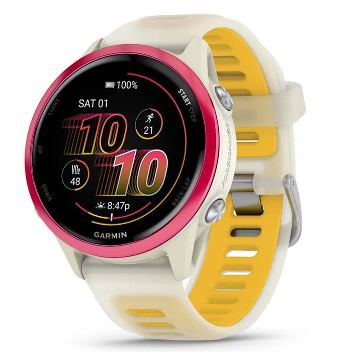 EAN 753759349820 - Garmin Forerunner 570 3,05 cm (1.2") AMOLED 42 mm Digital 390 x 390 Pixeles Pantalla táctil Rosa, Blanco W imagen 1