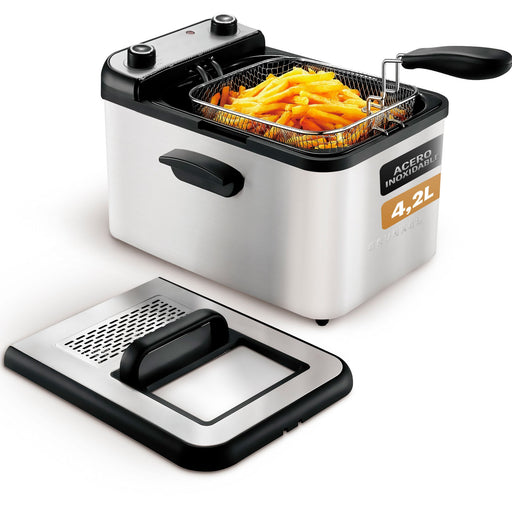 EAN 8426156016894 - Grunkel MAXIFRYPRO freidora Sencillo 4,2 L Independiente 3000 W Acero inoxidable imagen 1