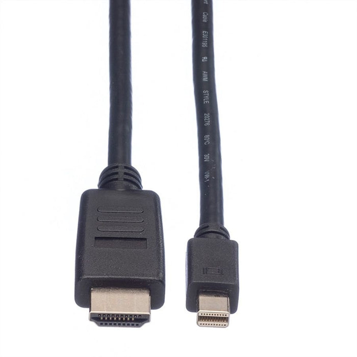 EAN 7611990135639 - VALUE 11.99.5791 adaptador de cable de vídeo 2 m Mini DisplayPort Negro imagen 3