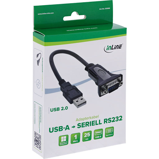 EAN 4043718121441 - InLine 4043718121441 USB A DB9 Negro imagen 2