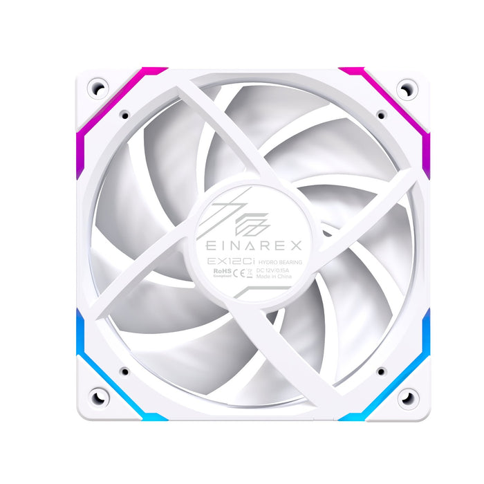 EAN 6977277360257 - Einarex EXFN-12CI1-W sistema de refrigeración para ordenador Carcasa del ordenador Ventilador 12 cm Blanc imagen 6