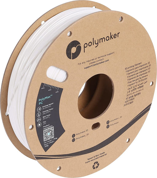 EAN 6938936712763 - Polymaker PC02006 material de impresión 3d Policarbonato (PC) Blanco 3 kg imagen 1
