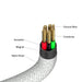 EAN 0023942318545 - Verbatim 31854 cable USB USB 2.0 1,2 m USB C Gris imagen 2