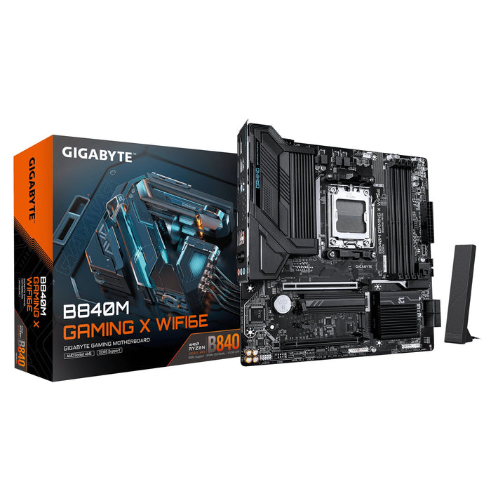 EAN 4719331879754 - GIGABYTE B840M GAMING X WIFI6E AMD B840 Zócalo AM5 micro ATX imagen 1
