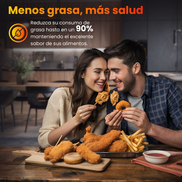 EAN 5906168634512 - Extralink HOME AIR FRYER 5.2L EU SJ-520 freidora Sencillo 5,2 L 1600 W Freidora de aire caliente Negro imagen 16