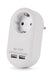 EAN 5999097984728 - Entac EPAG-1EE-2USB-W adaptador de enchufe eléctrico Tipo F Blanco imagen 1