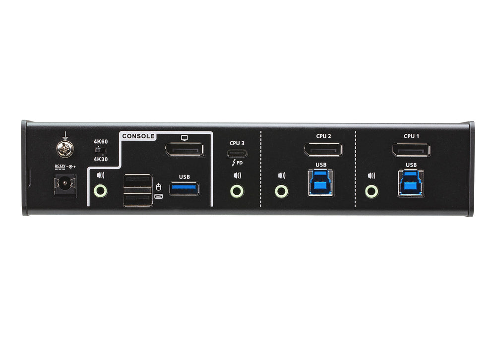 EAN 4710469340604 - ATEN CS1953-AT interruptor KVM Negro imagen 2