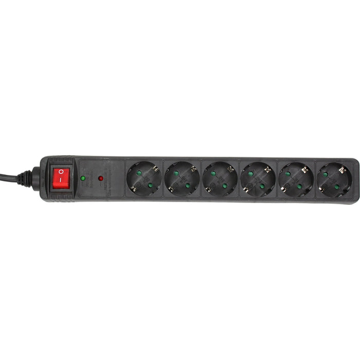 EAN 4043718188277 - InLine 16461P limitador de tensión Negro 6 salidas AC 230 V 1,5 m imagen 2