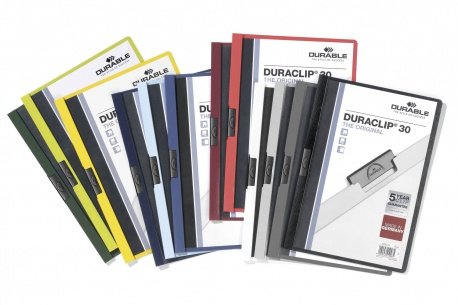 EAN 4005546210391 - Durable DURACLIP 30 A4 archivador PVC Negro, Verde, Transparente imagen 2