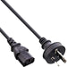 EAN 4043718315956 - InLine B-16652D cable de transmisión Negro 1,8 m Enchufe tipo I C13 acoplador imagen 1